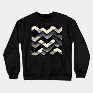 Old school sweat shirt Tile pattern art 15 regular grid Crewneck Sweatshirt